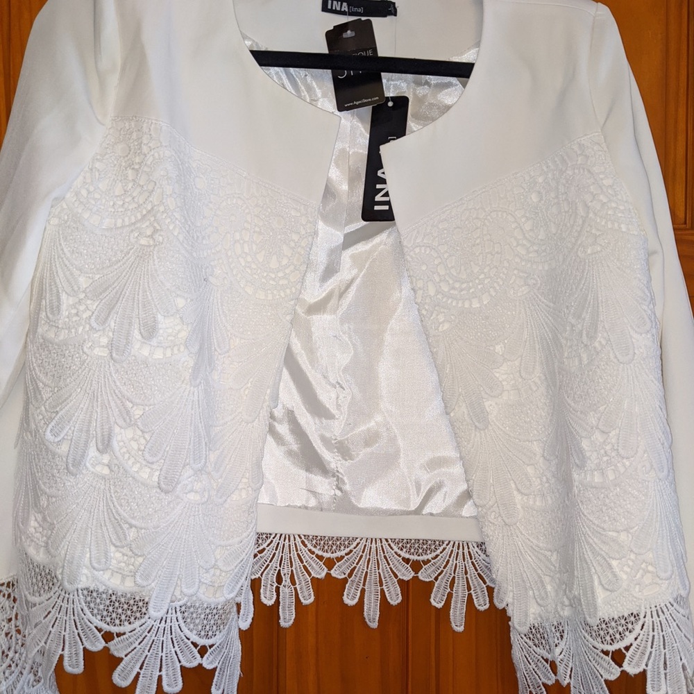 White lace jacket